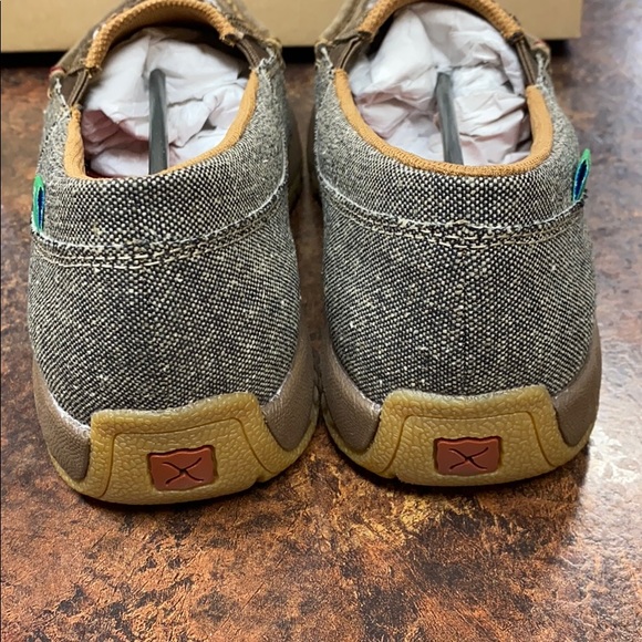 Twisted X Cell Stretch Casual Slip On Flats Brown - Picture 4 of 6